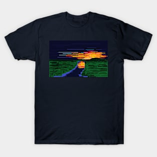 Blocky Sunset T-Shirt